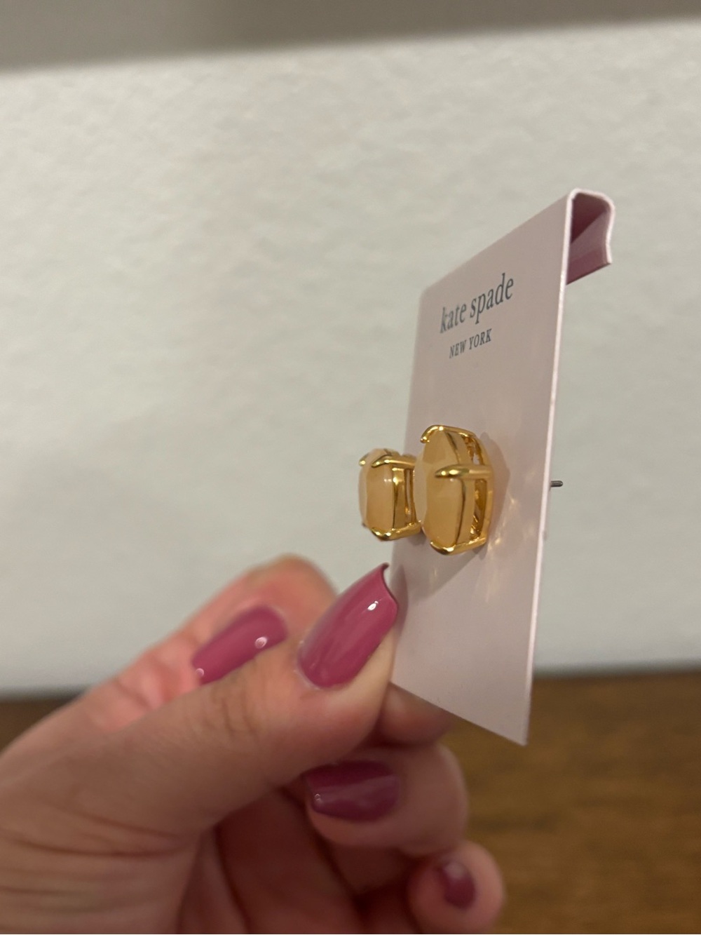 kate spade Gold Tone Stud Earrings - Picture 4 of 7